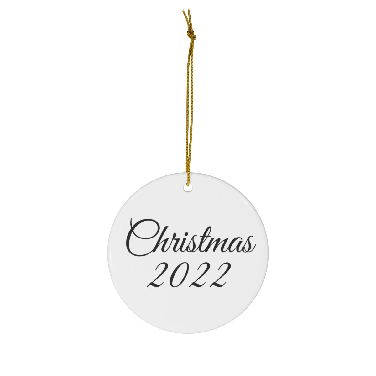 Twas the Night Before Christmas Ornament 2022 Ceramic Ornament