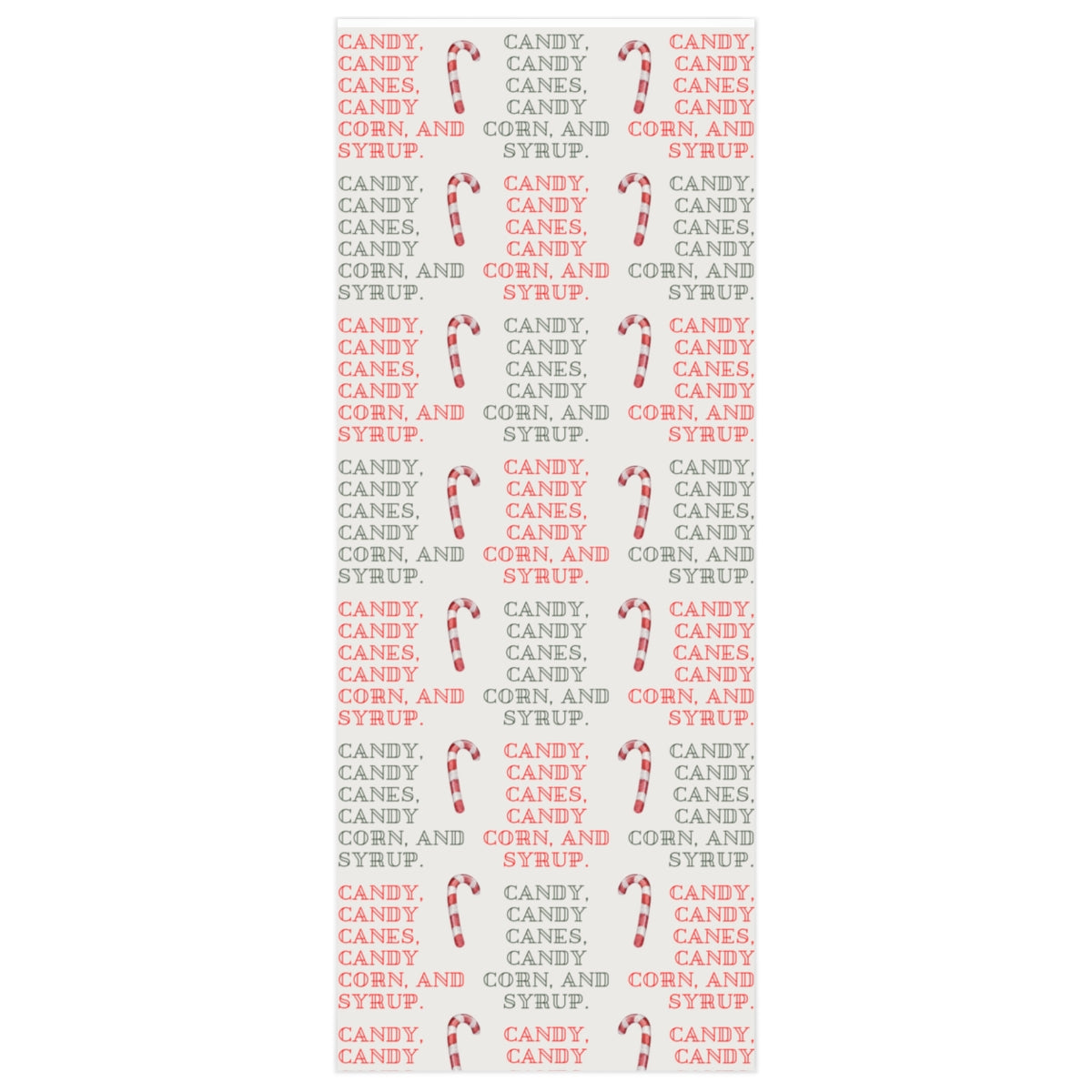 Elf Candy of All Kinds Christmas Wrapping Paper