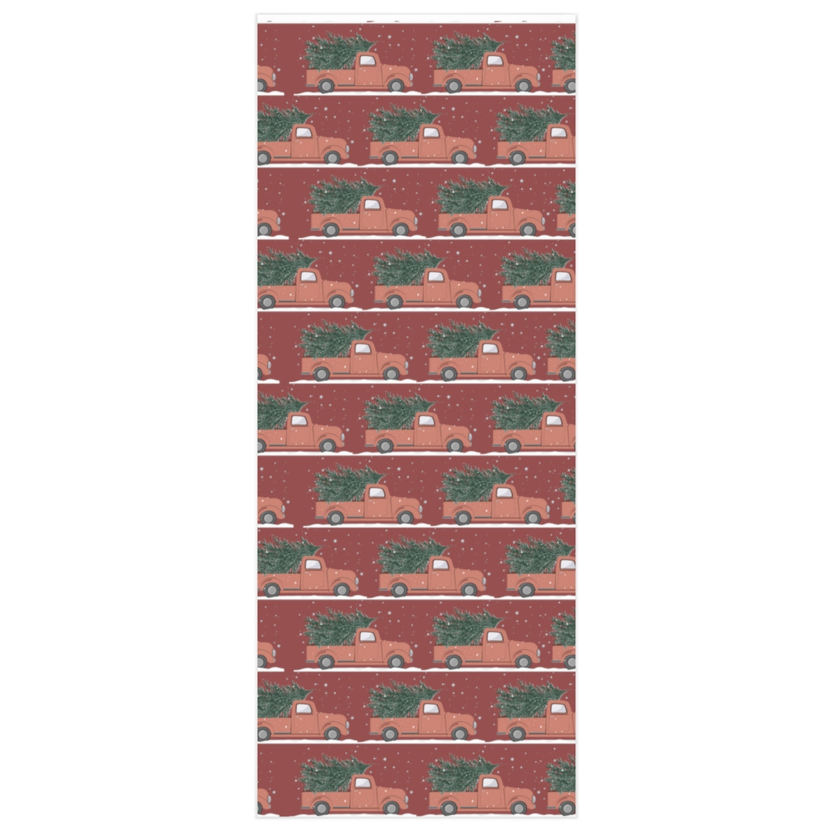 Red Christmas Truck Christmas Wrapping Paper