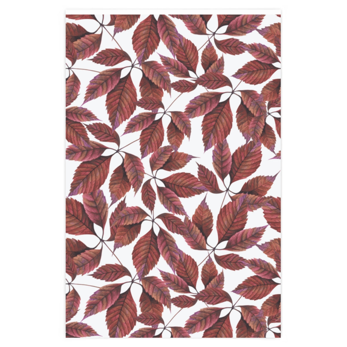 Colorful Maple Leaves Autumn Wrapping Paper