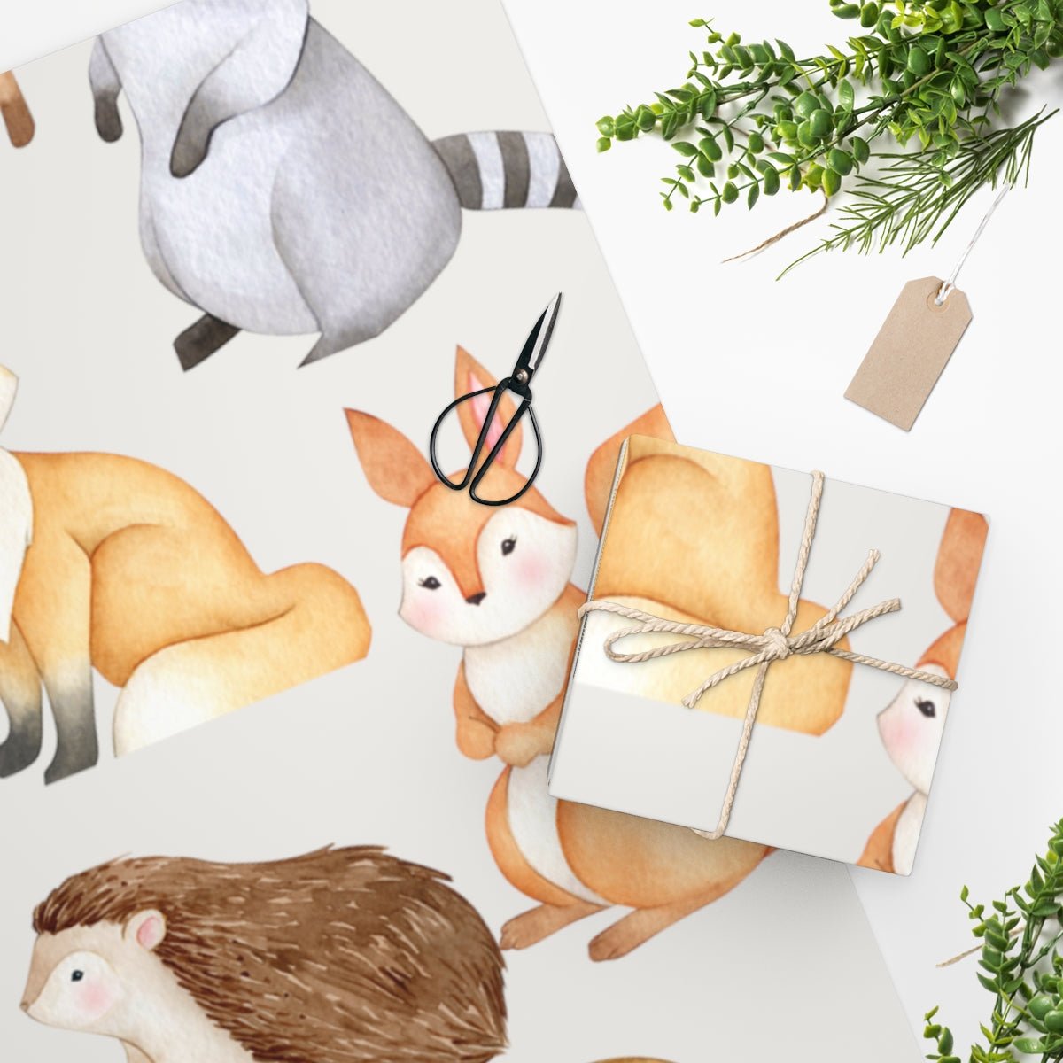 Forest Friends Wrapping Paper