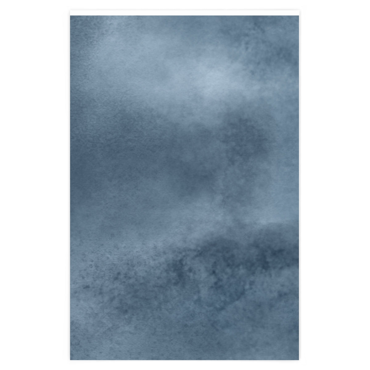 Blue Watercolor Solid Wrapping Paper