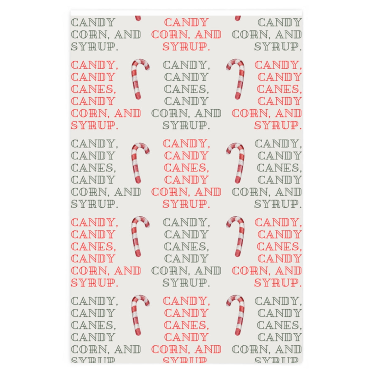Elf Candy of All Kinds Christmas Wrapping Paper