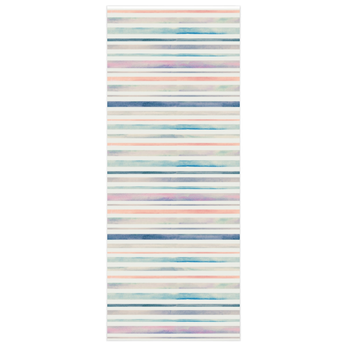 Watercolor Stripes Wrapping Paper