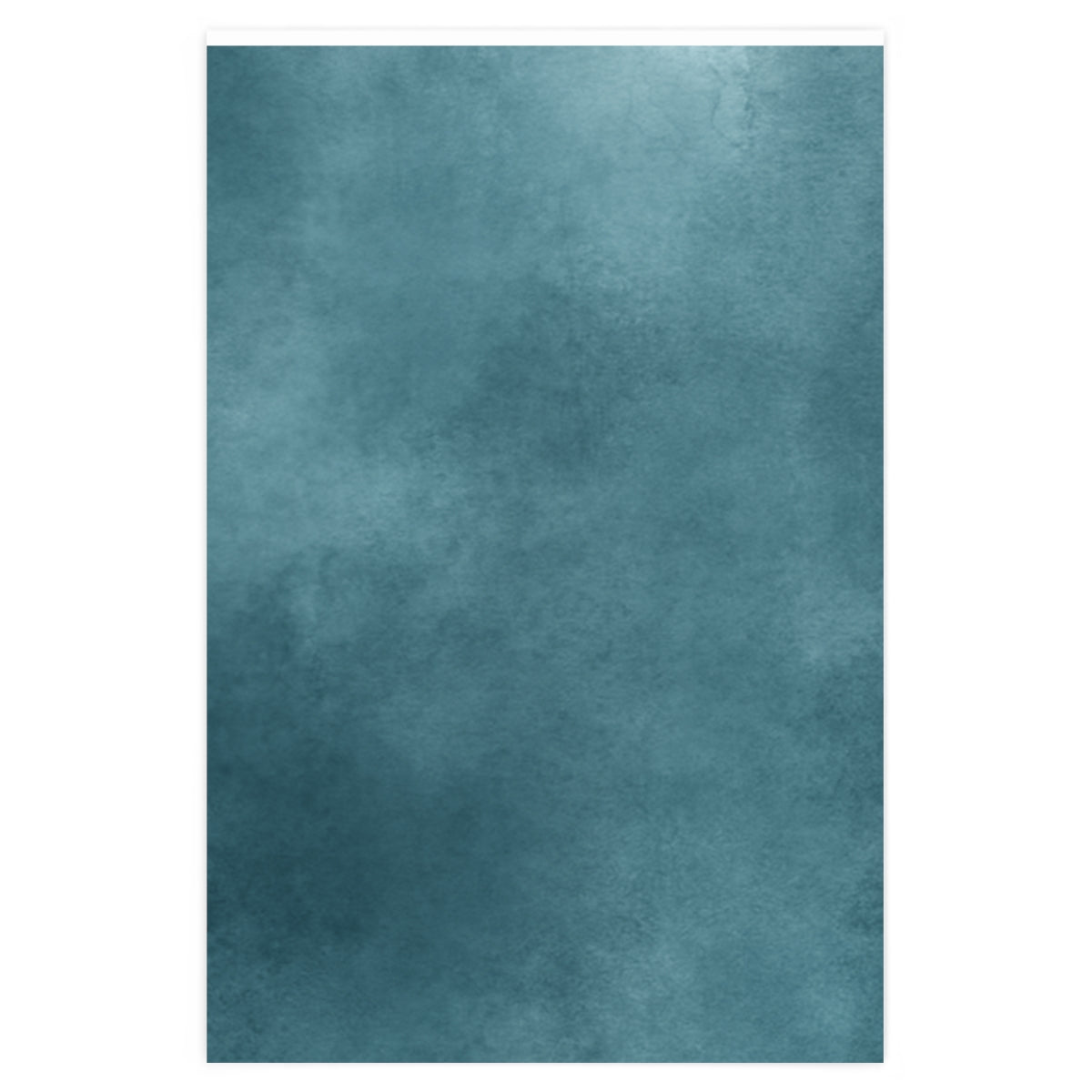 Dark Teal Watercolor Solid Wrapping Paper