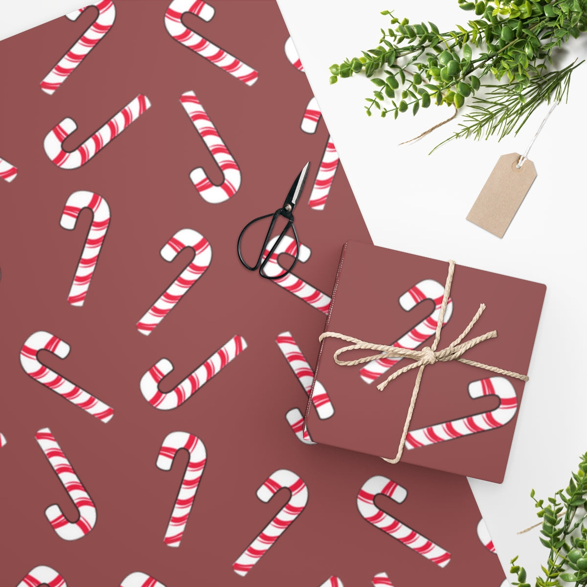 Candy Cane Lane Christmas Wrapping Paper