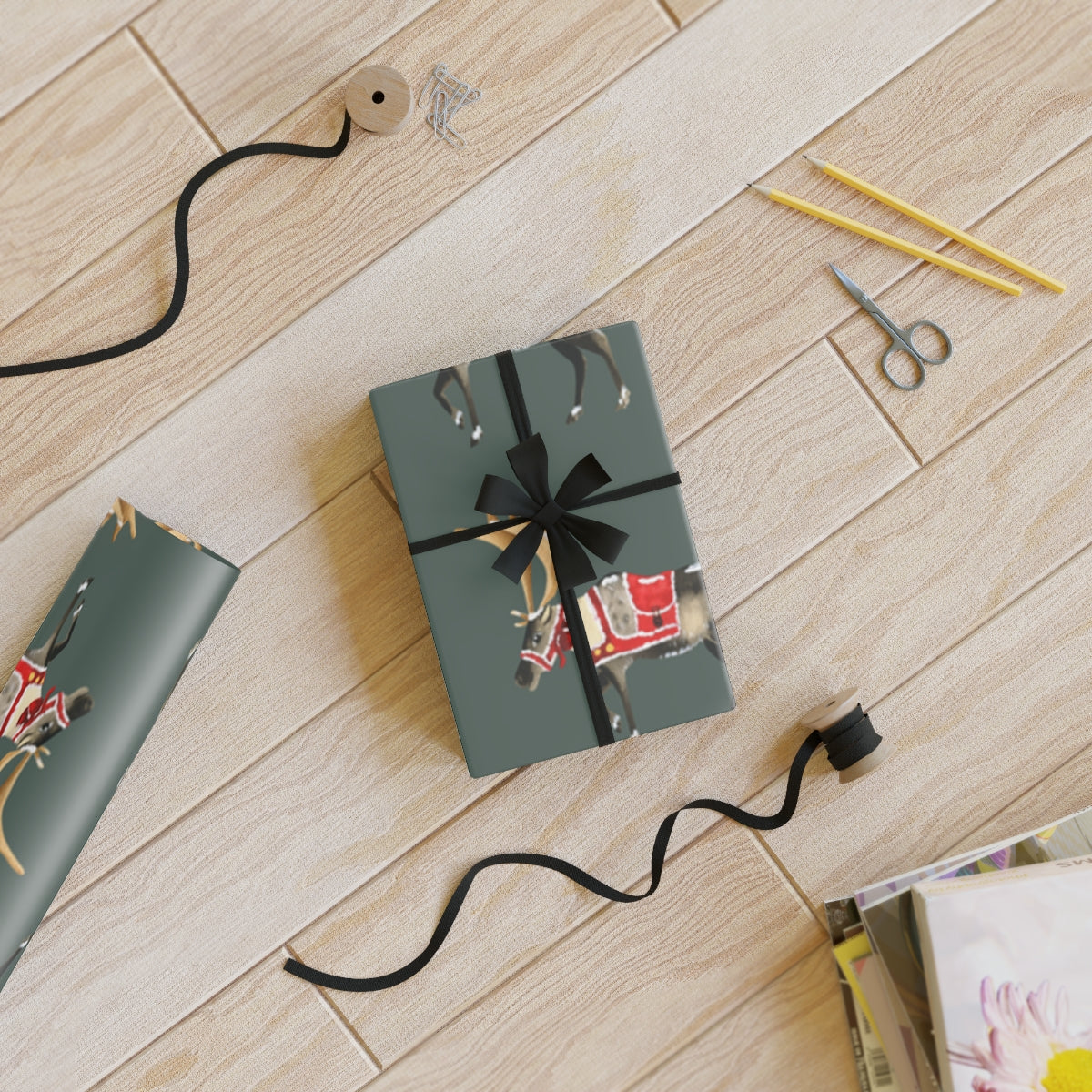 Reindeer Christmas Wrapping Paper