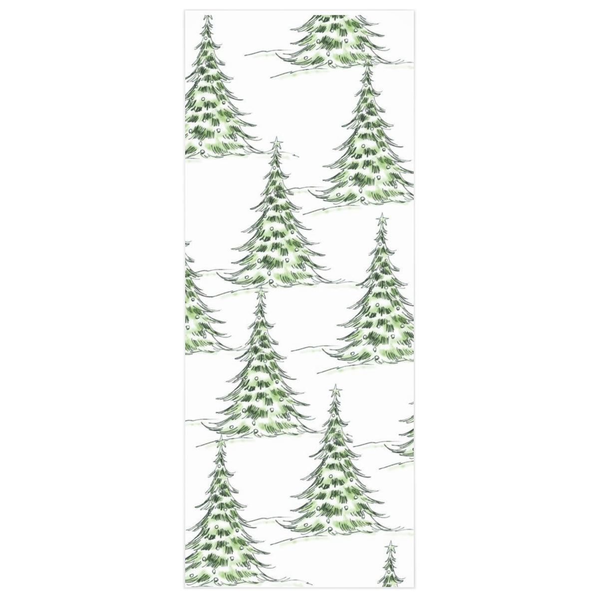 Water Color Tree Wrapping Paper