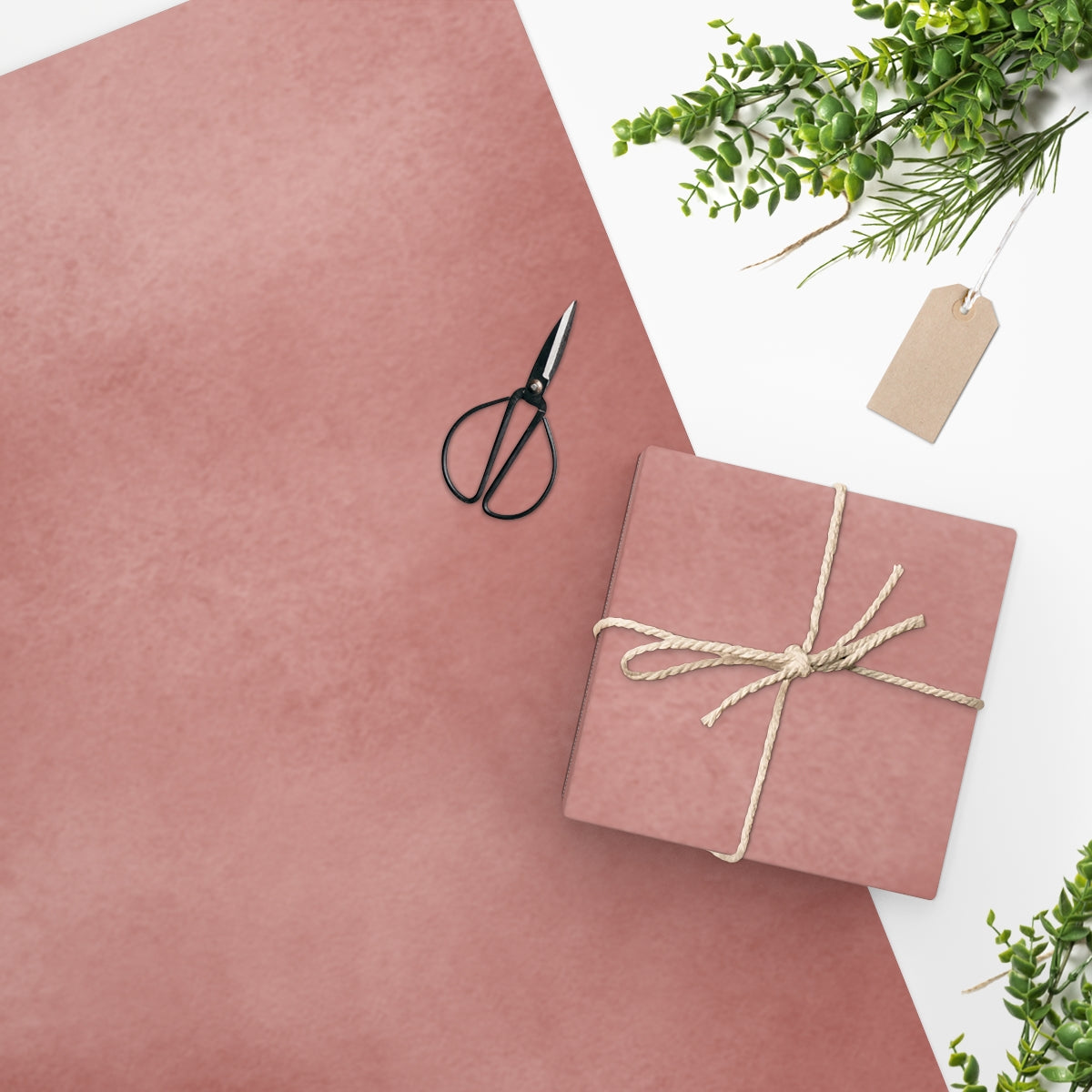 Red Watercolor Solid Wrapping Paper
