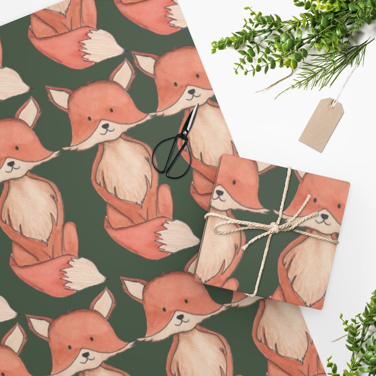 Fox Trott Wrapping Paper