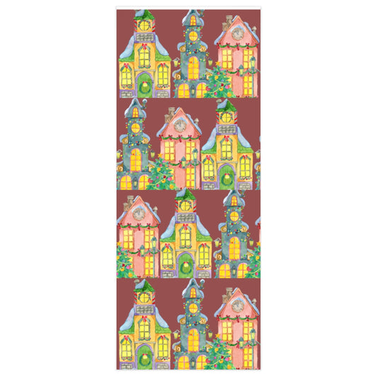 Red Twas the Night Before Christmas Wrapping Paper