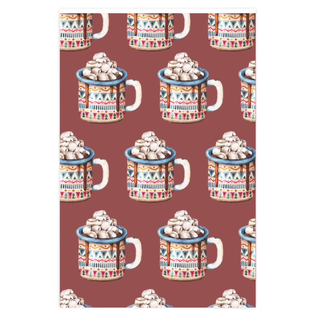 Cocoa Christmas Wrapping Paper