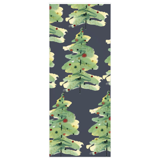 Ribbon Tree Christmas Wrapping Paper