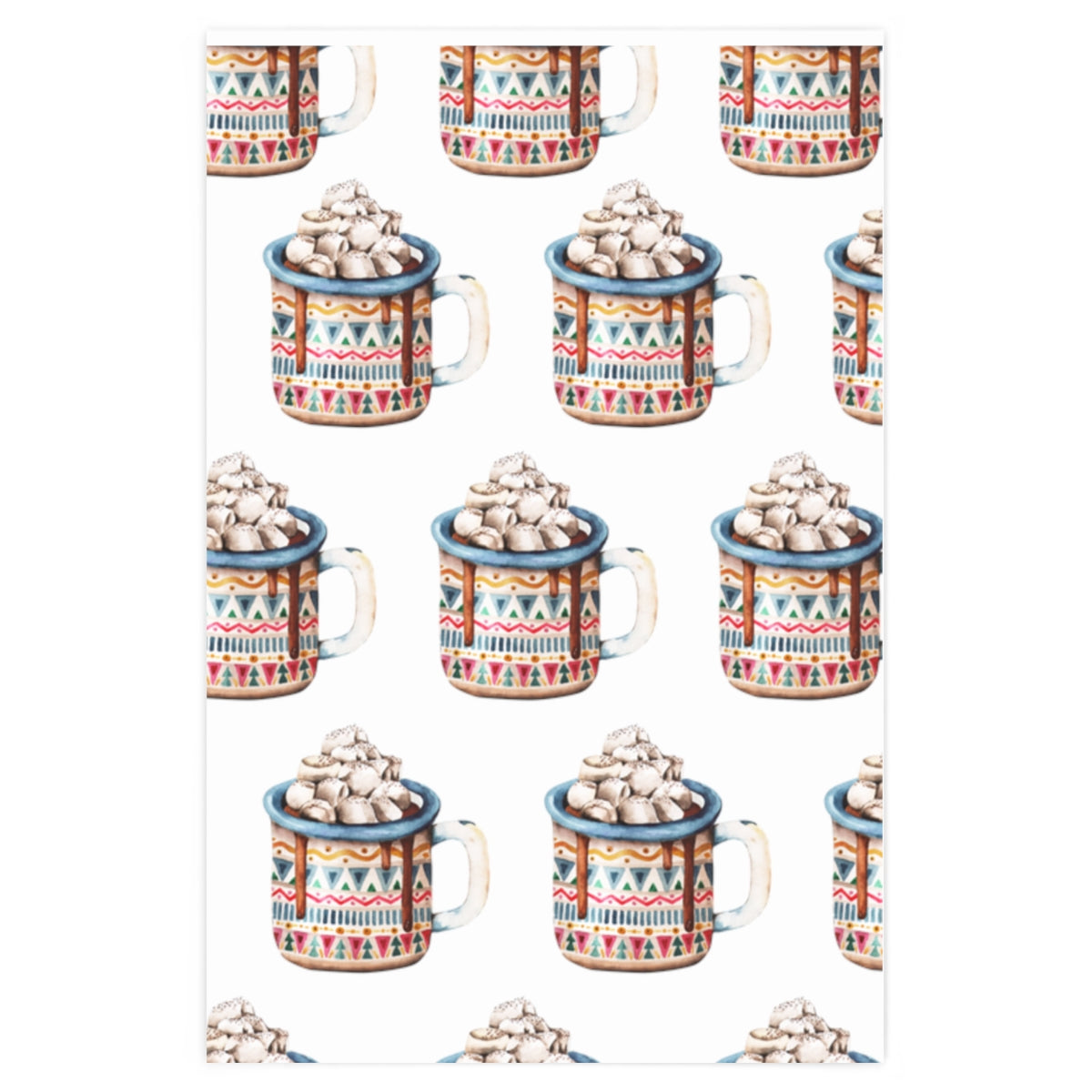 Copy of Cocoa Christmas Wrapping Paper