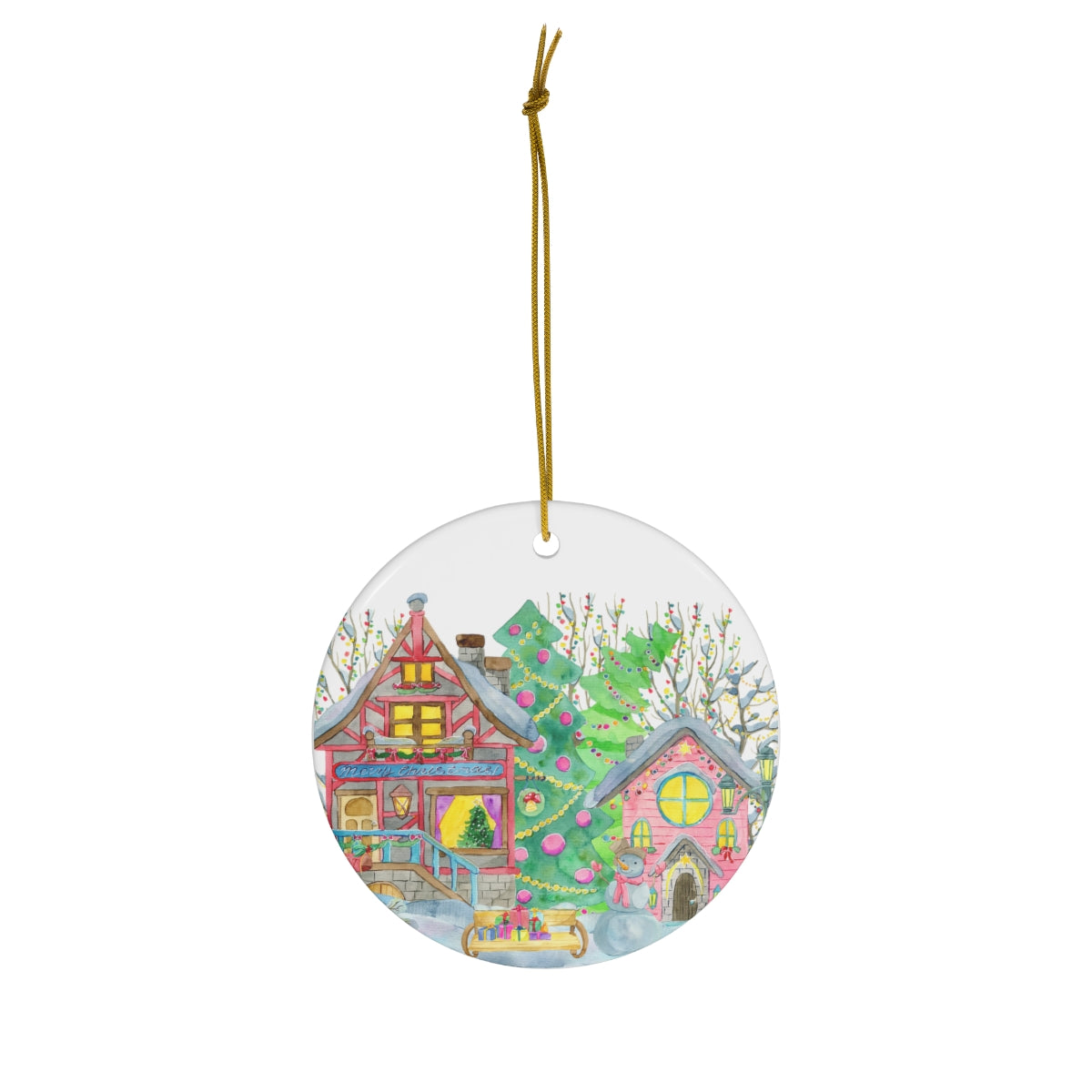 Twas the Night Before Christmas Ornament 2022 Ceramic Ornament