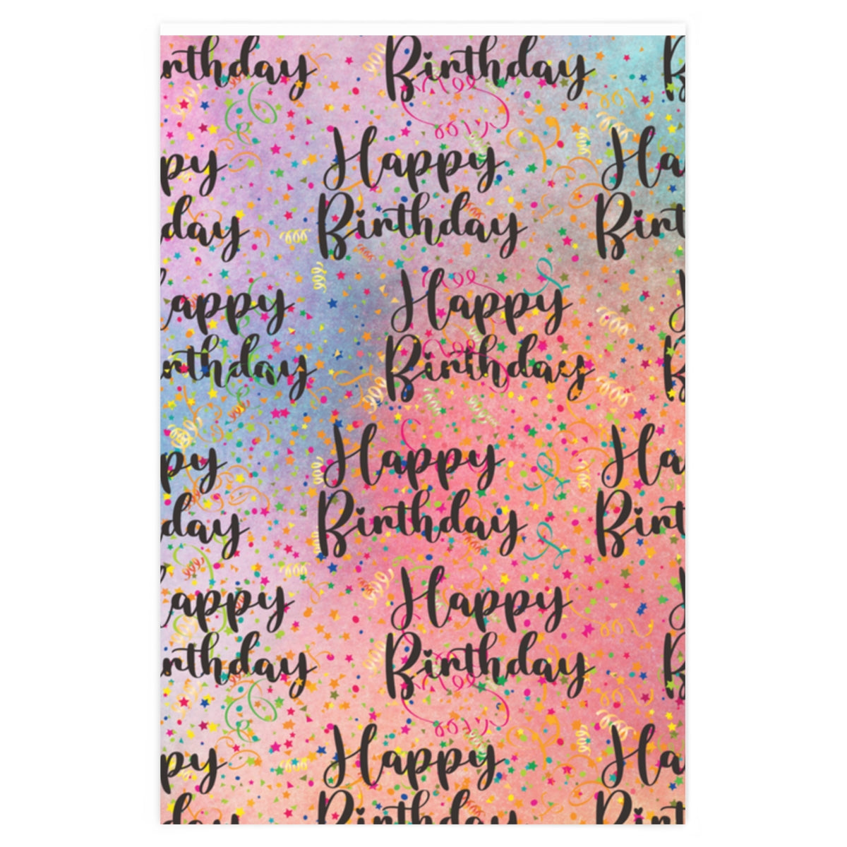 Confetti Birthday Wrapping Paper