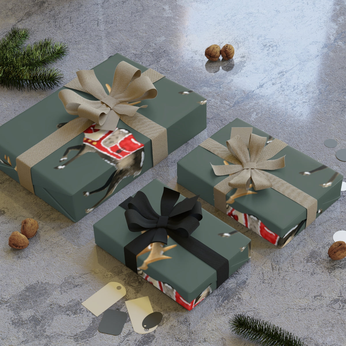 Reindeer Christmas Wrapping Paper