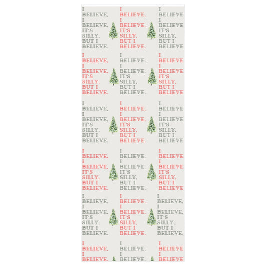 Miracle on 34th Street I Believe Christmas Wrapping Paper