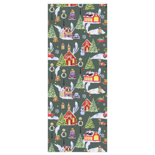 Silent Nights Christmas Wrapping Paper