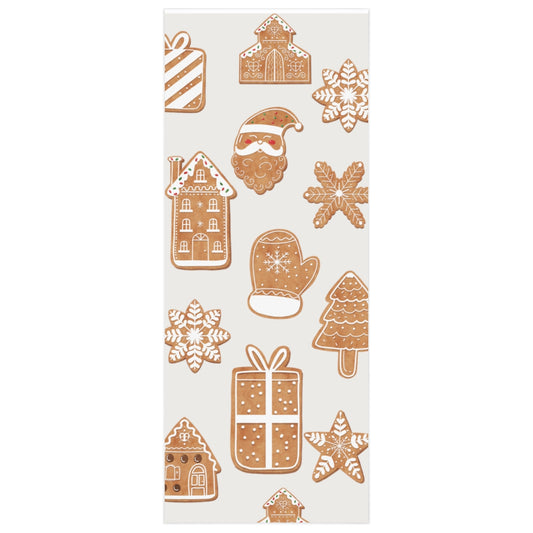 White Cookie Collection Christmas Wrapping Paper