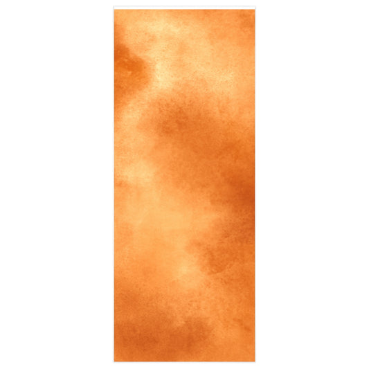 Orange Watercolor Solid Wrapping Paper