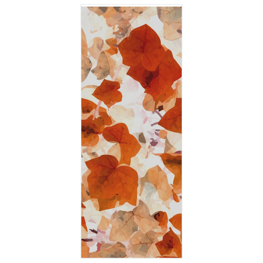 Orange Leaves Autumn Wrapping Paper