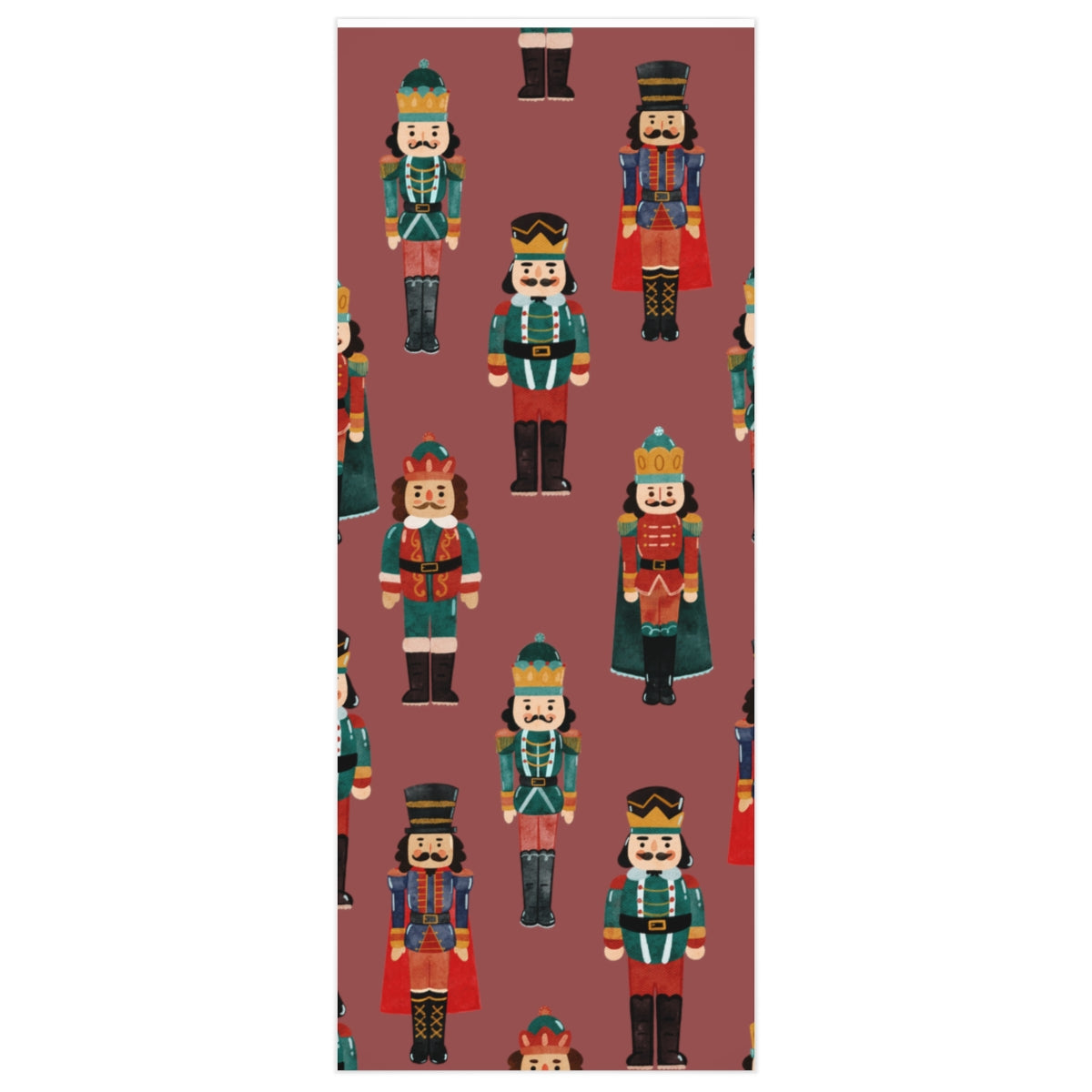 Red Nutcracker Friends Christmas Wrapping Paper