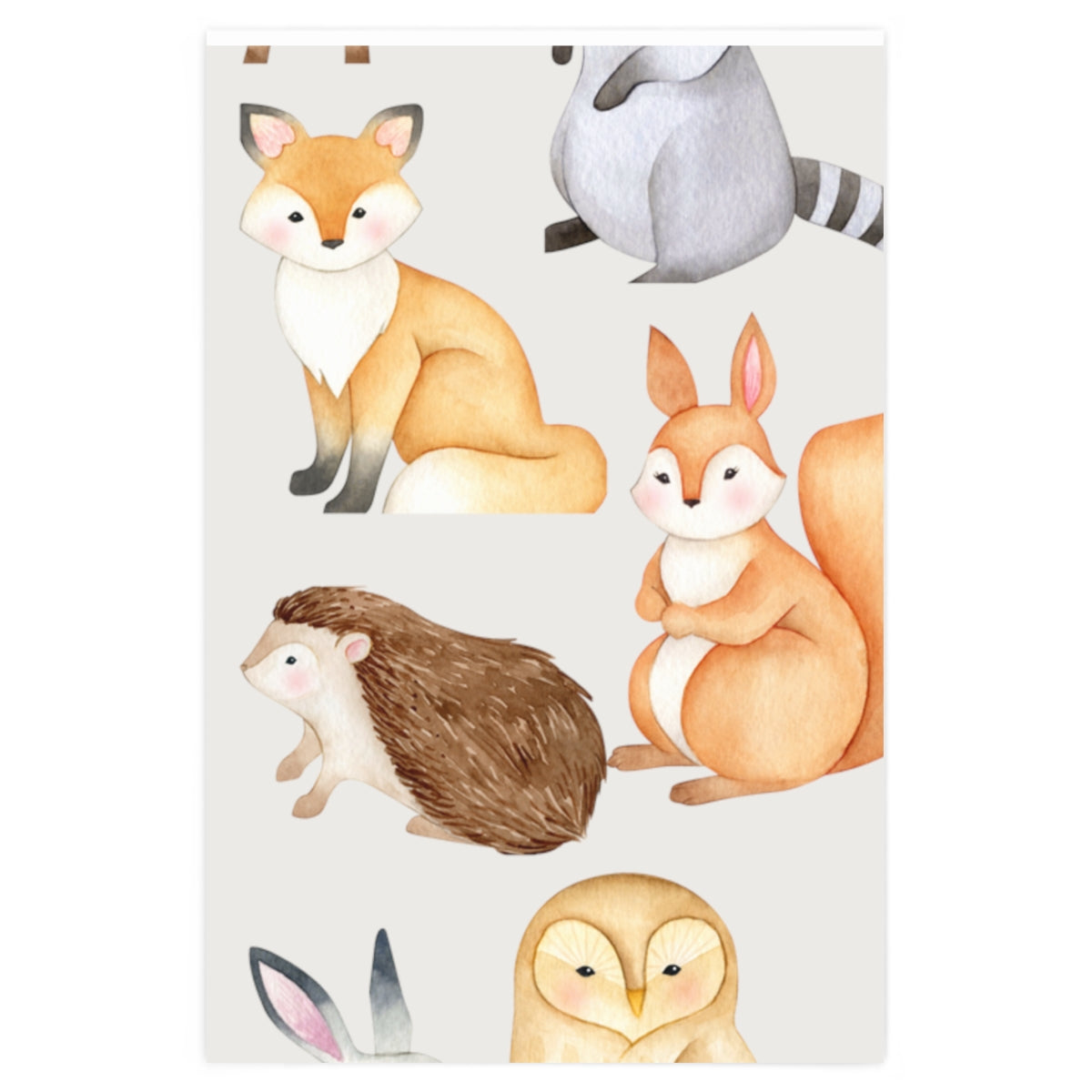 Forest Friends Wrapping Paper