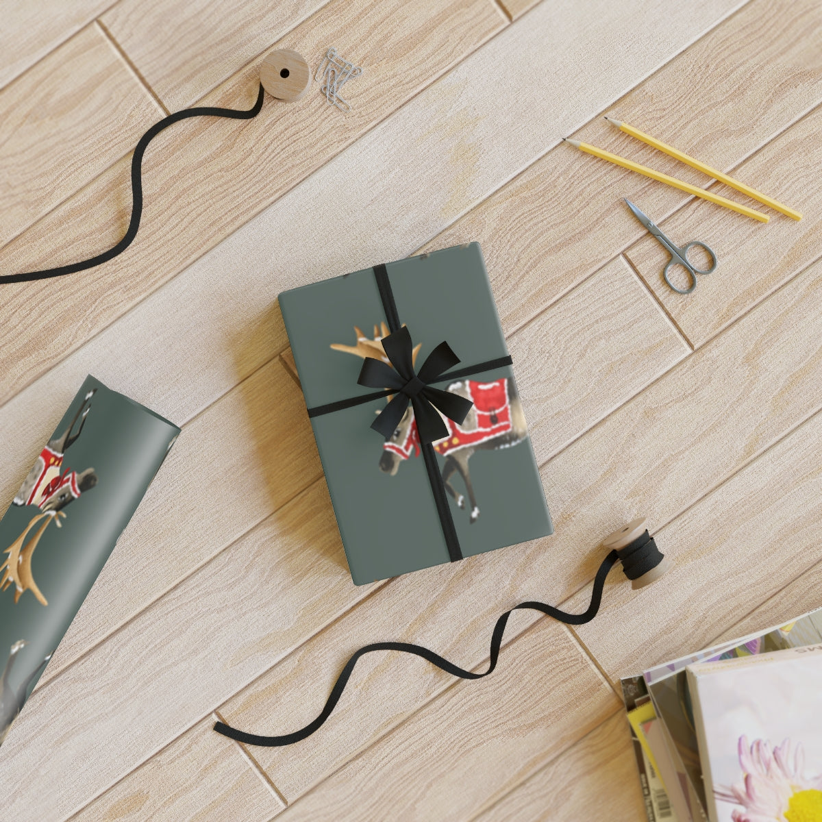 Reindeer Christmas Wrapping Paper