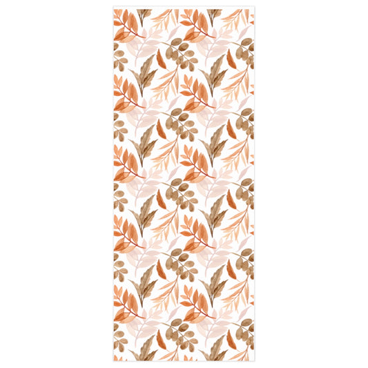 Watercolor Leaves Autumn Wrapping Paper