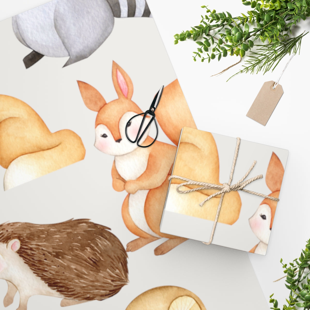 Forest Friends Wrapping Paper
